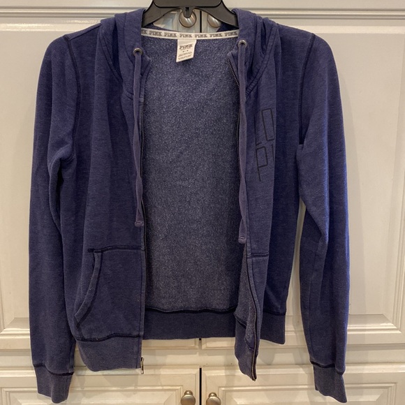 PINK Victoria's Secret Full Zip Hoodie - Women's Medium - Picture 7 of 9